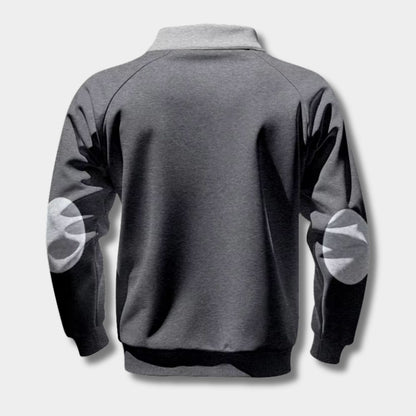 Fleece Pocket Pullover Quarter-Zip | Revangiol