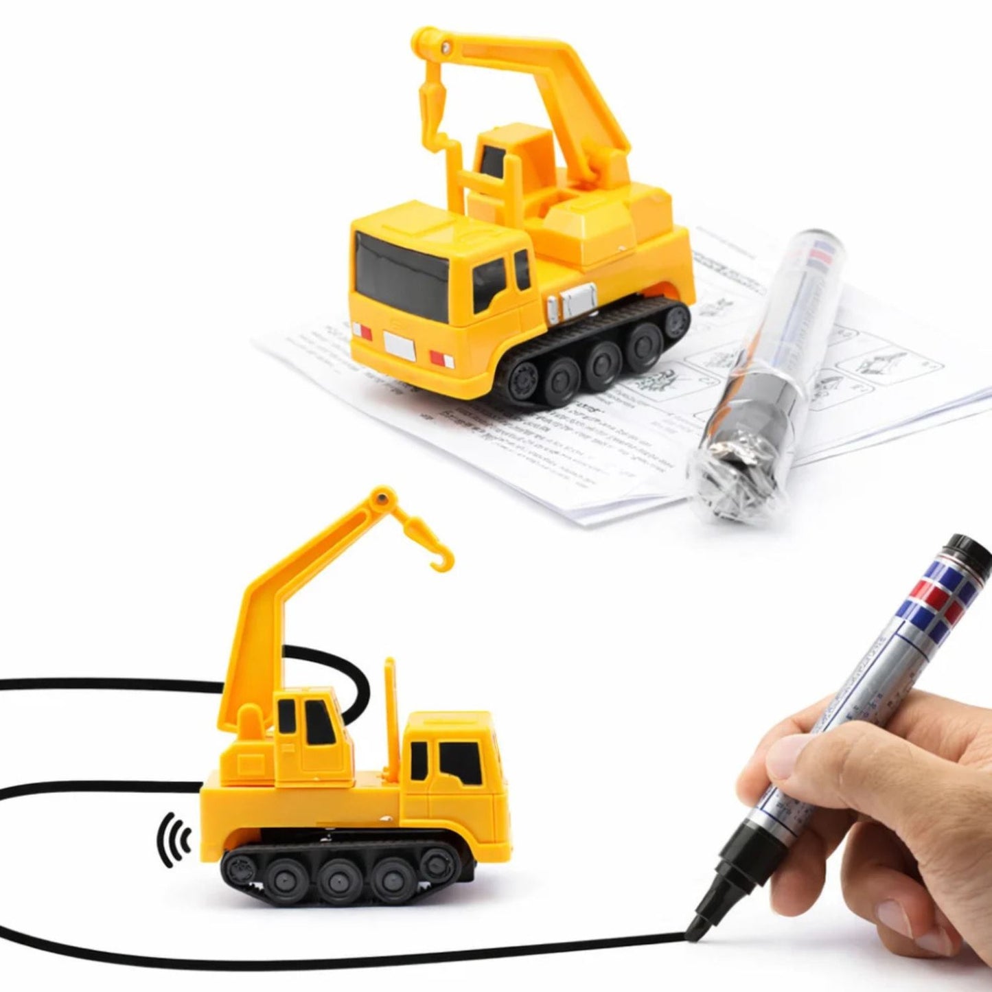 Line Following Drawing Toy Car | Revangiol