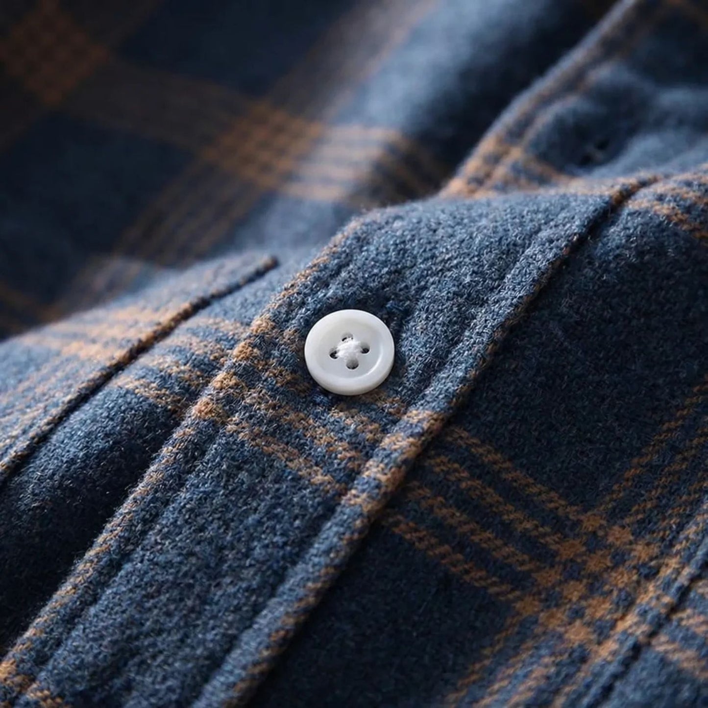 Classic Plaid Flannel Shirt Jacket | Revangiol