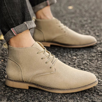 Refined Suede Dress Boots | Revangiol