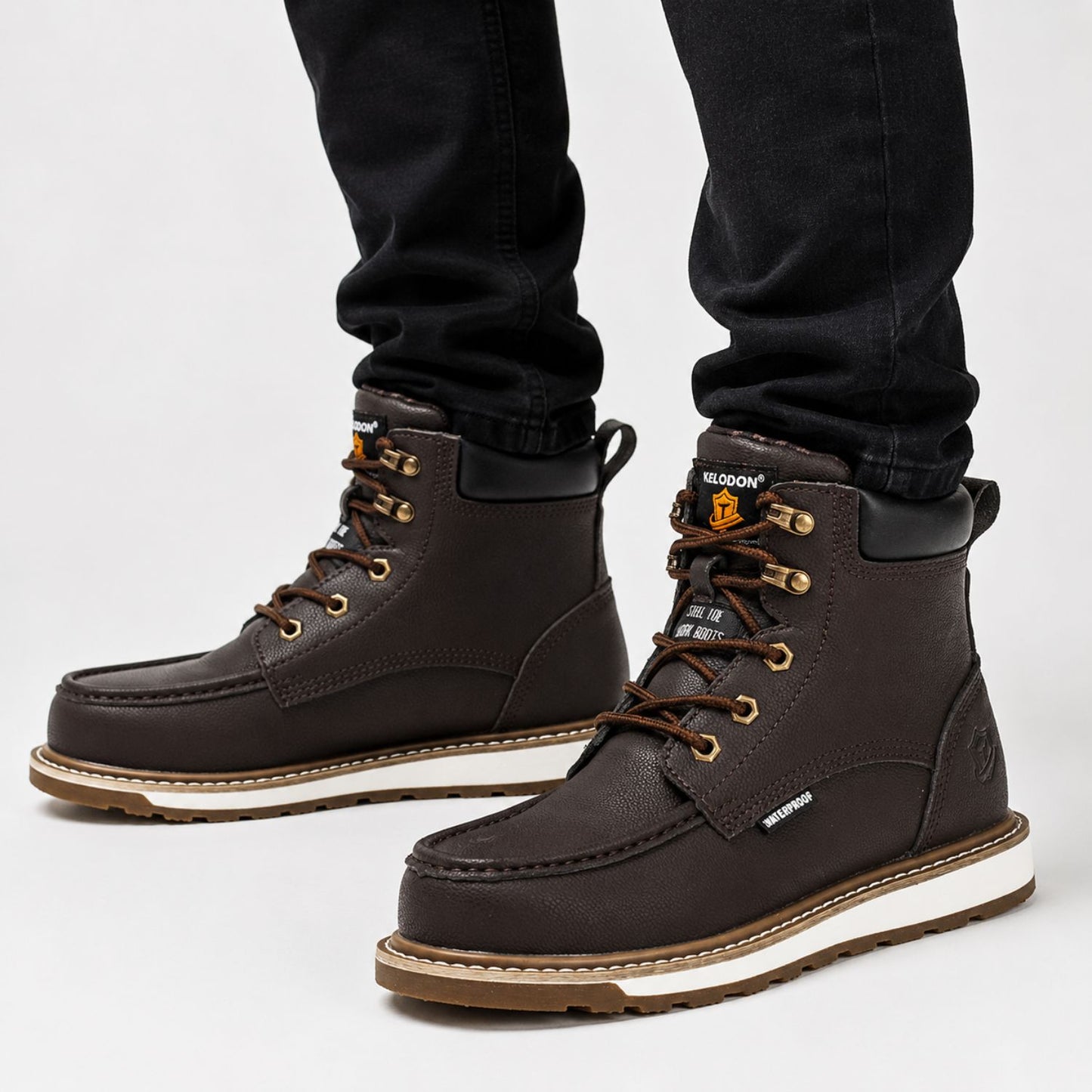 Waterproof Steel Toe Work Boots | Revangiol