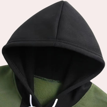 Color Block Pullover Hoodie | Revangiol