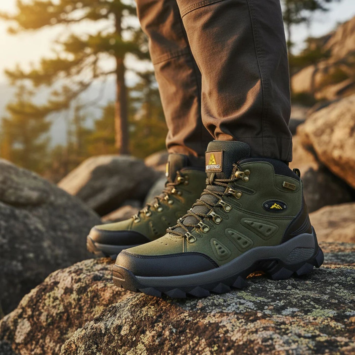 High Ankle Hiking Boots | Revangiol