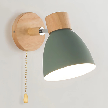 Minimalist Scandinavian Pull-Switch Wall Light | Revangiol