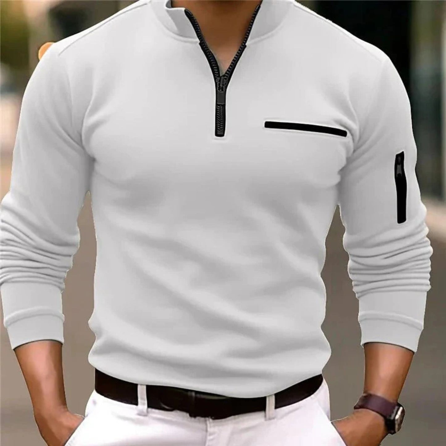 Quarter-Zip Performance Sweater | Revangiol