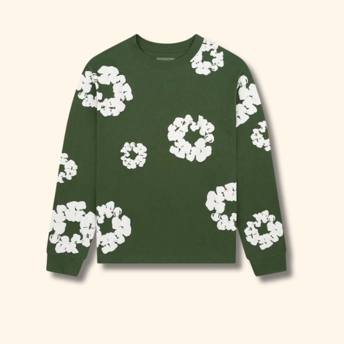 Floral Print Crew Neck Sweater | Revangiol