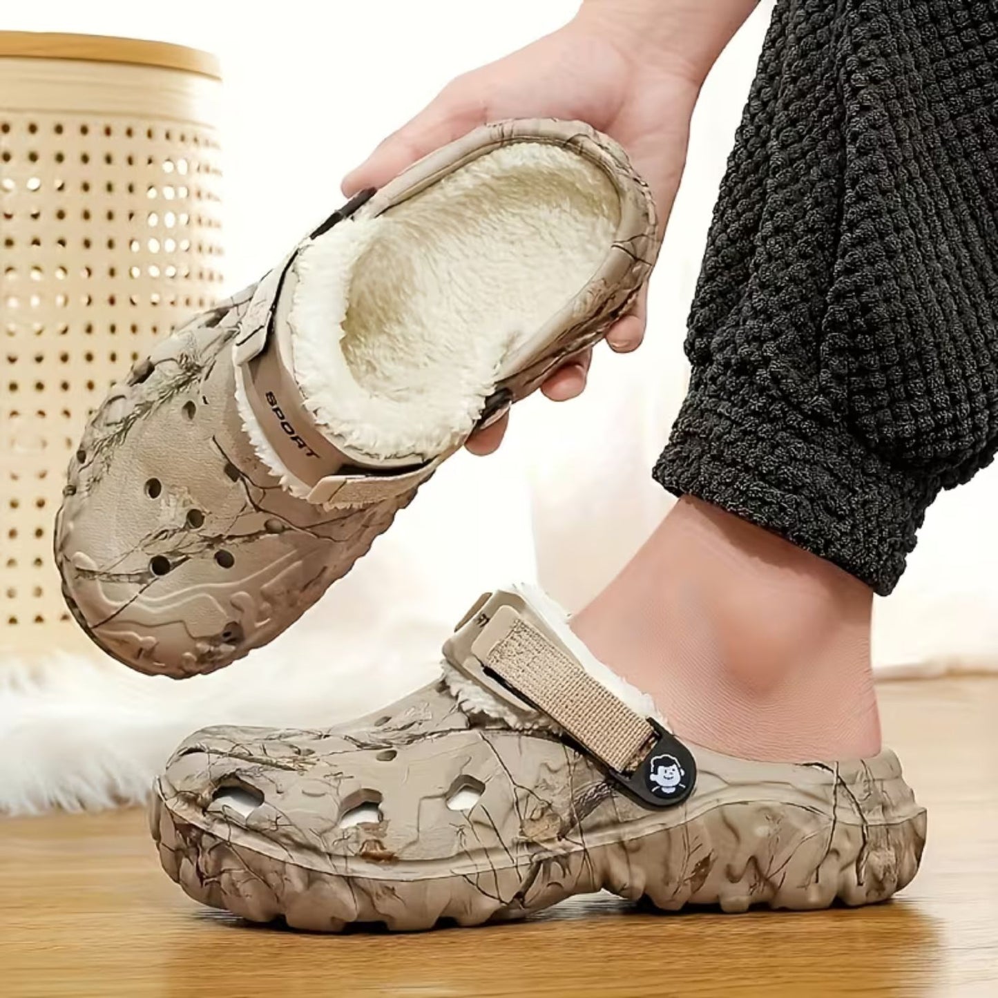 Fleece-Lined EVA Winter Slippers | Revangiol