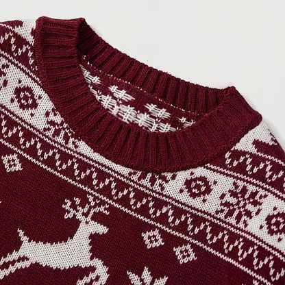 Nordic Reindeer Christmas Sweater | Revangiol