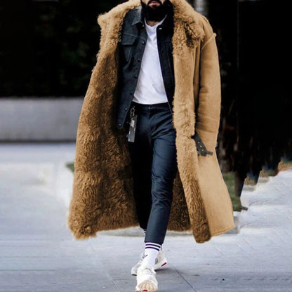 Faux Fur Lined Winter Over Coat | Revangiol