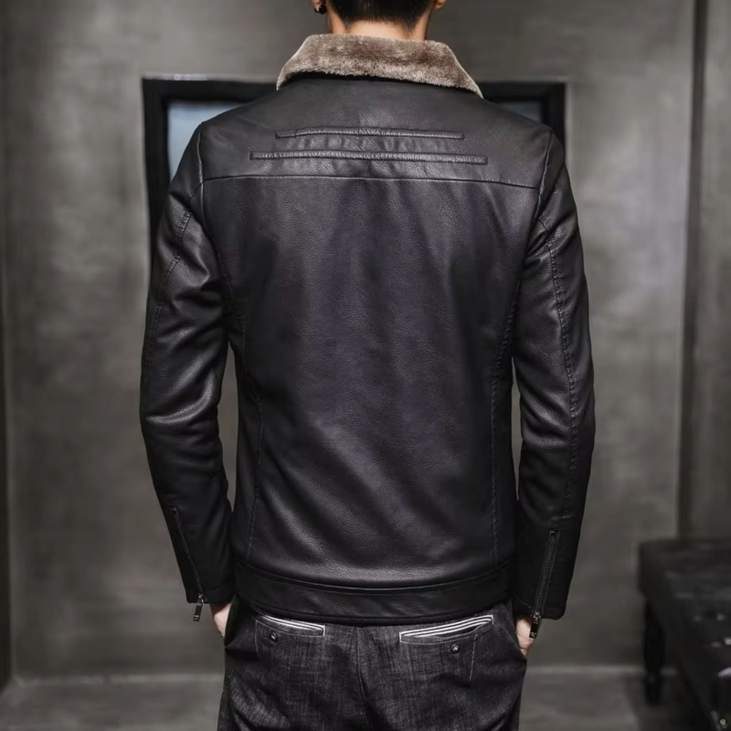 Thermal Lined Leather Jacket | Revangiol