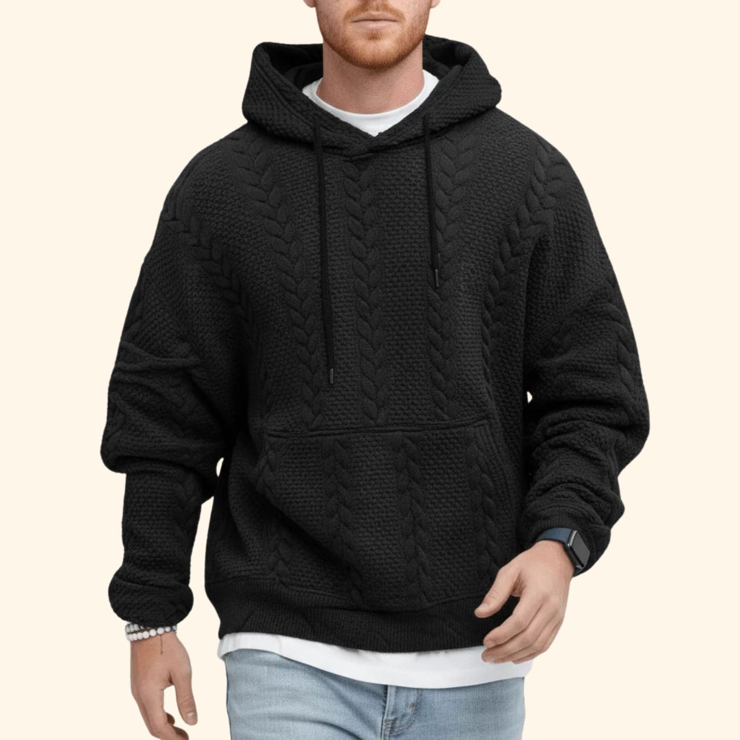 Cable Knit Hoodie | Revangiol