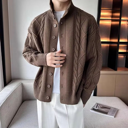 Chunky Collar Knit Sweater | Revangiol