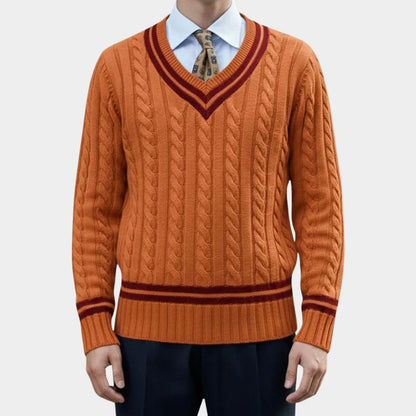Classic Cable Knit Sweater | Revangiol