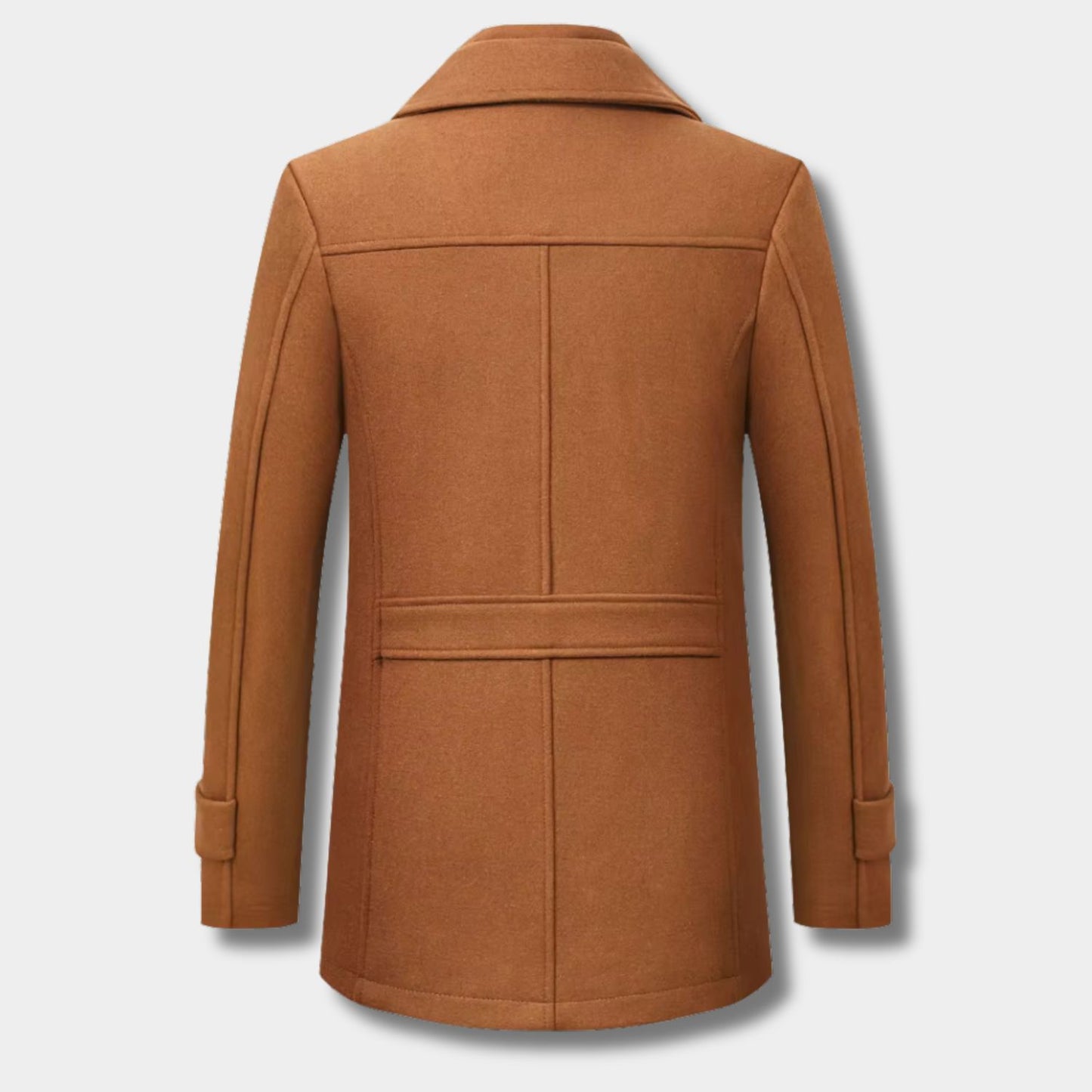 Ribbed Collar Padded Over Coat | Revangiol