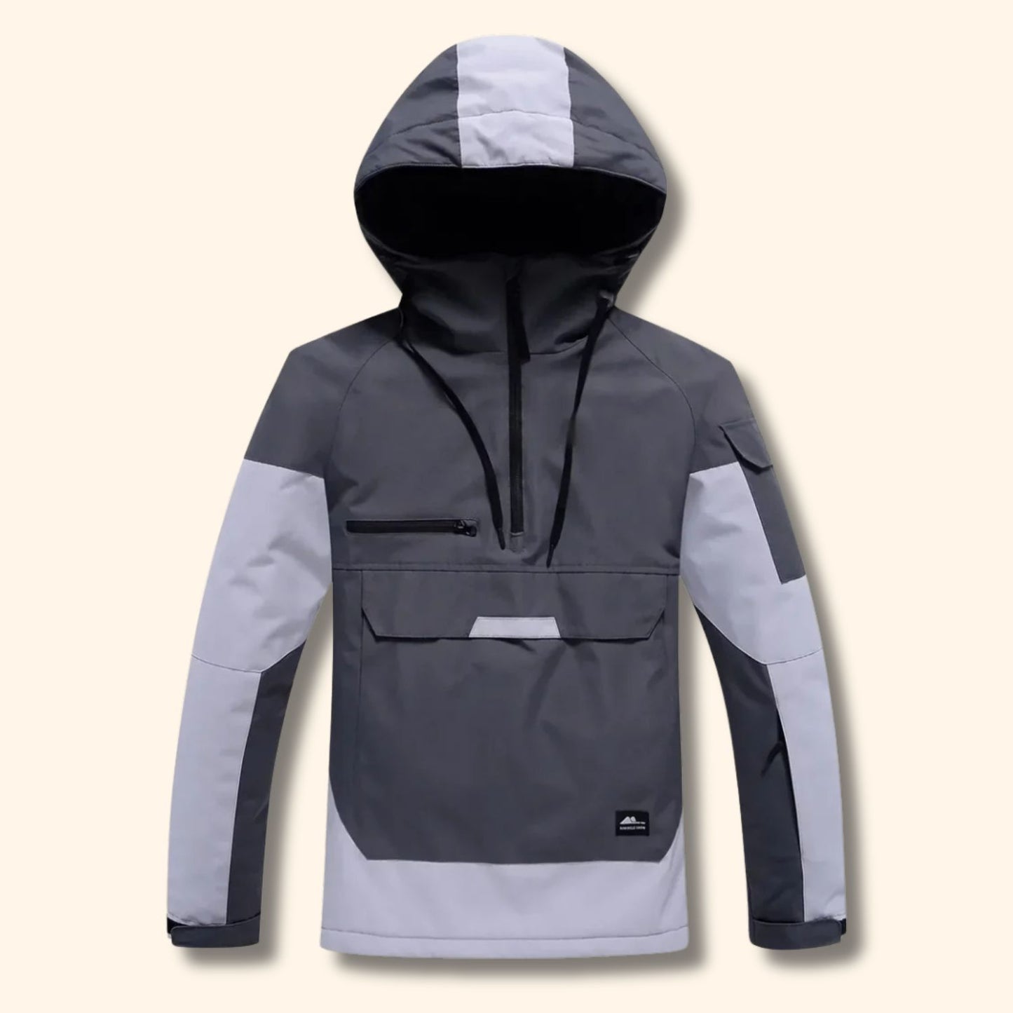 Hooded Half-Zip Ski Jacket | Revangiol