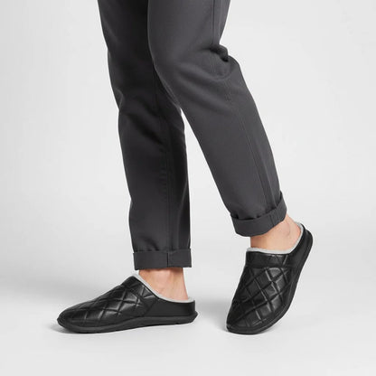 Quilted Plush-Lined House Slippers | Revangiol