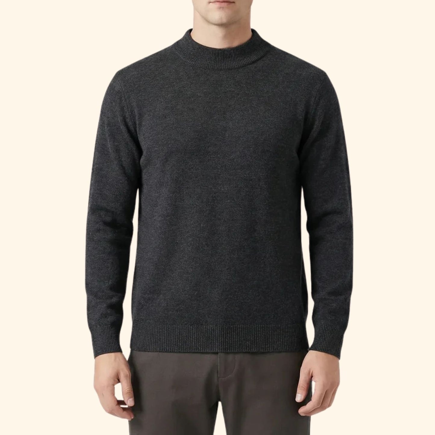 Refined Crew Neck Sweater | Revangiol