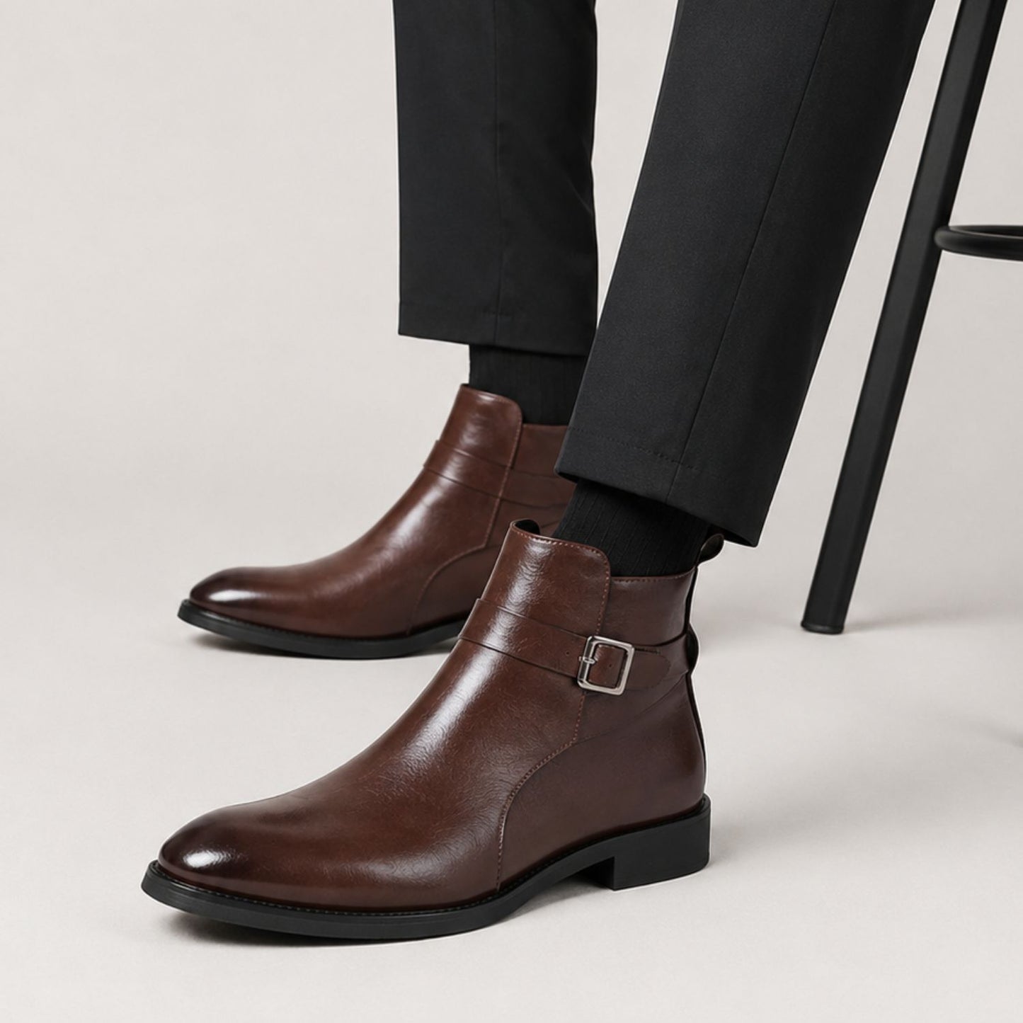Buckle Chelsea Boots | Revangiol