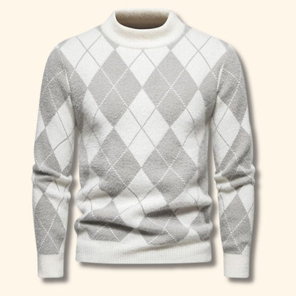 Argyle Knit Sweater | Revangiol