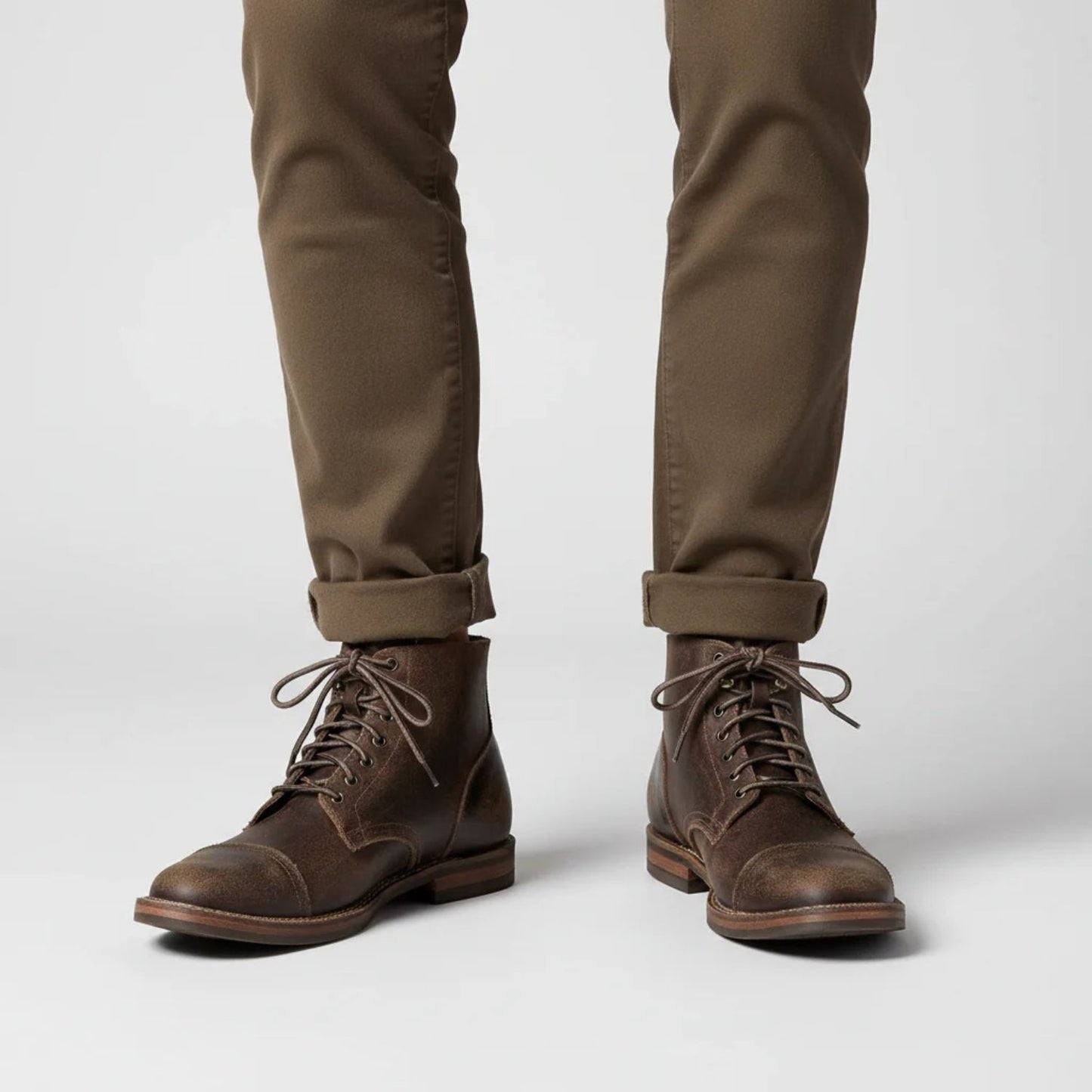 Retro Leather Dress Boots | Revangiol