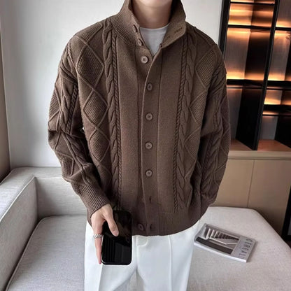 Chunky Collar Knit Sweater | Revangiol