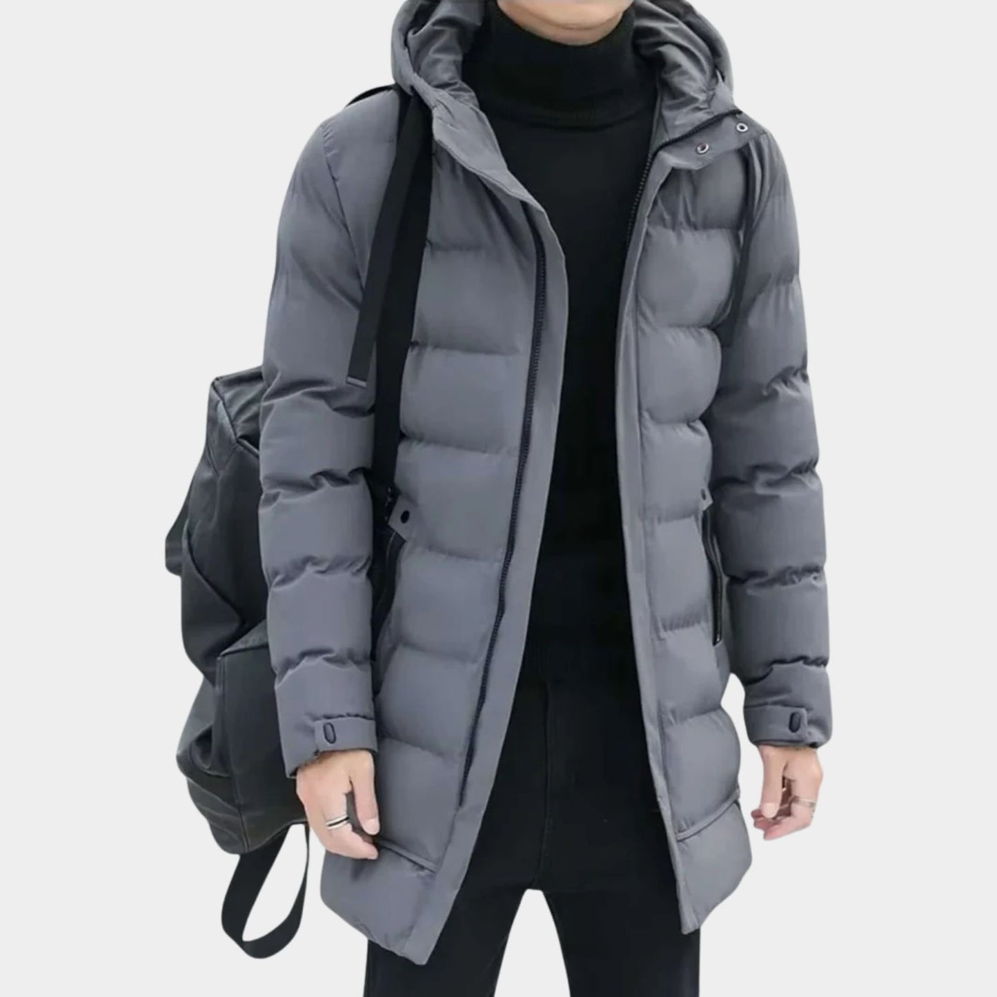 Insulated Hooded Longline Ski Coat | Revangiol