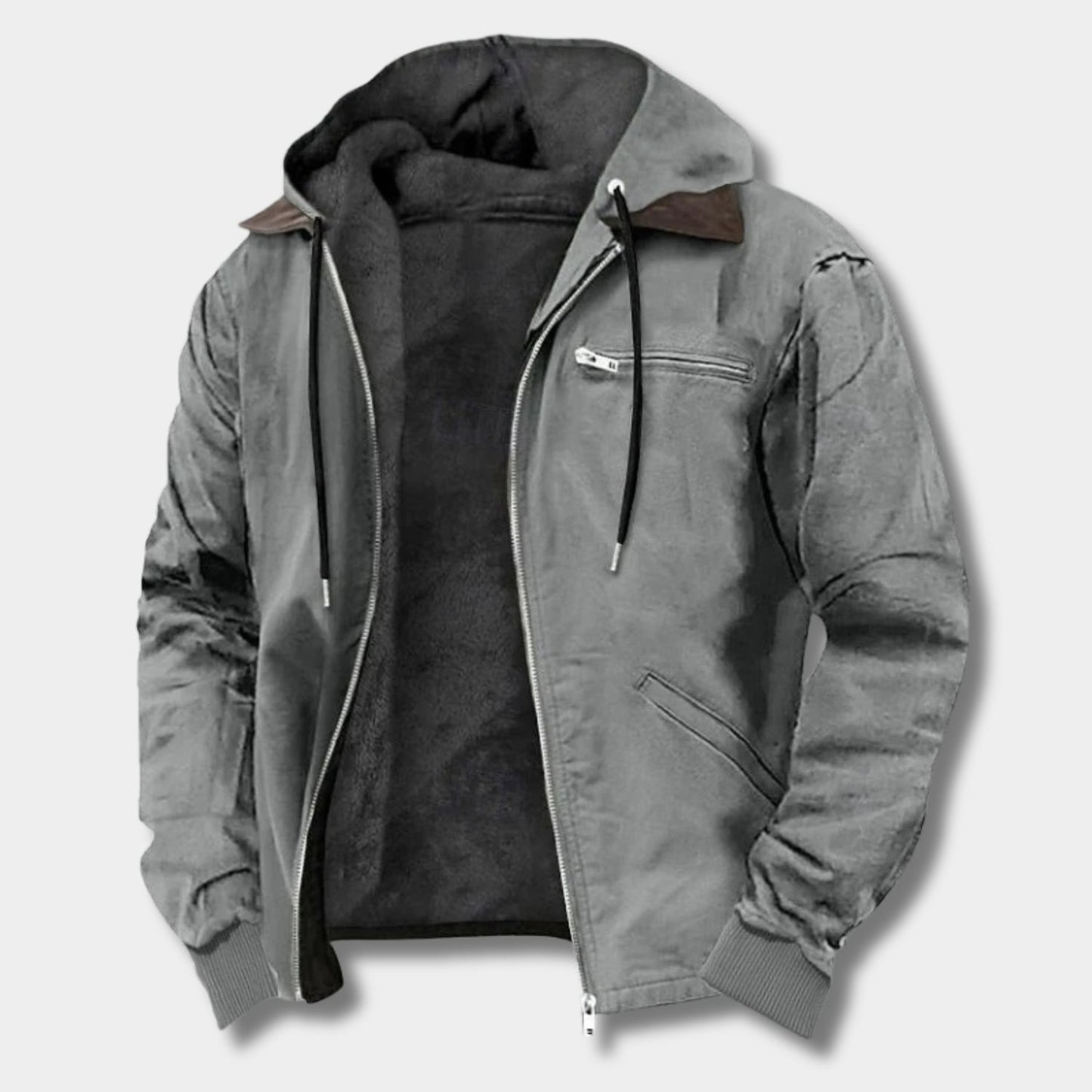 Hooded Sherpa Fleece Jacket | Revangiol