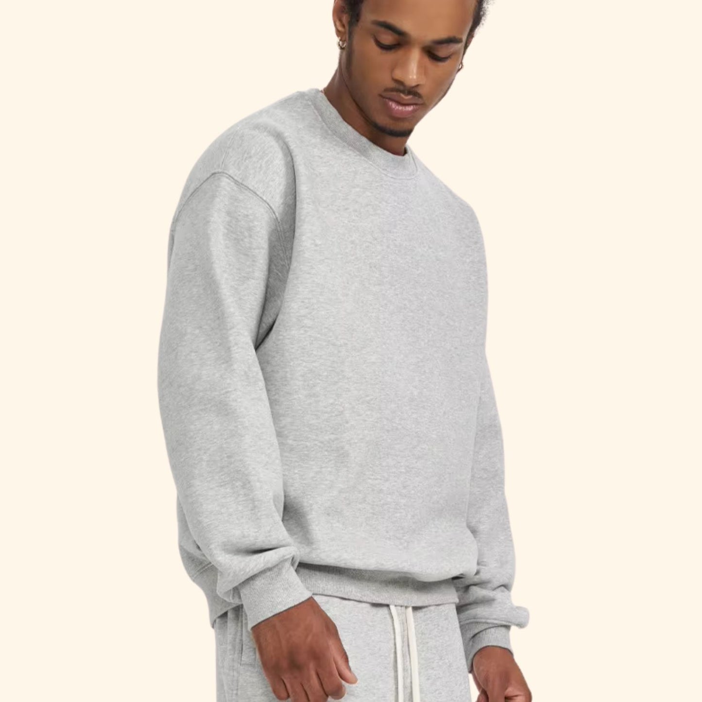 Relaxed Fit Crew Neck Sweater | Revangiol