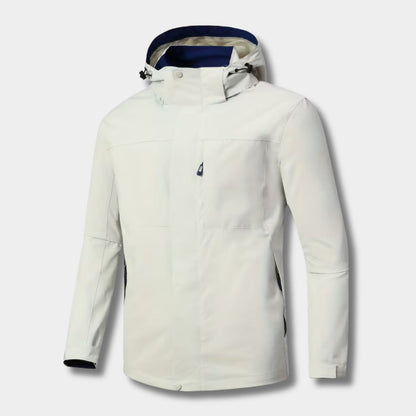 Hooded Shell Zip Waterproof Jacket | Revangiol