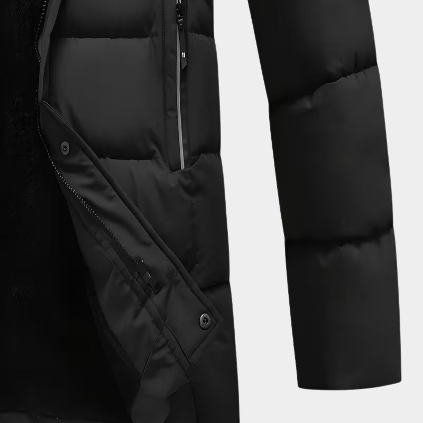 Detachable Hood Padded Ski Coat | Revangiol