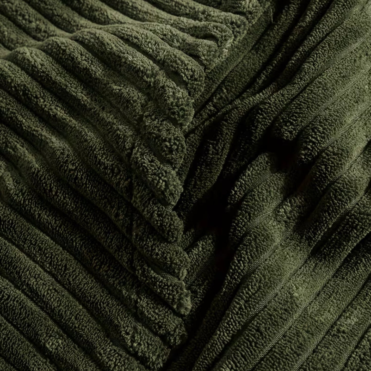 Textured Corduroy Pullover Hoodie | Revangiol