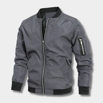 Minimal Utility Bomber Jacket | Revangiol