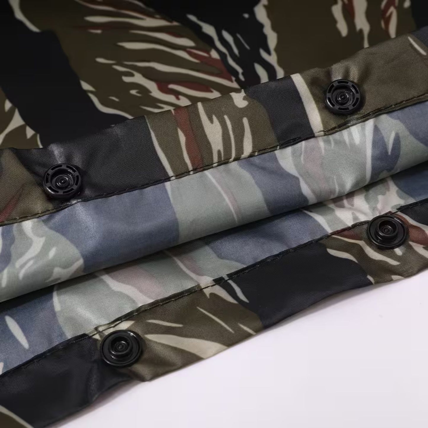 Camouflage Hooded Poncho Rain Coat | Revangiol