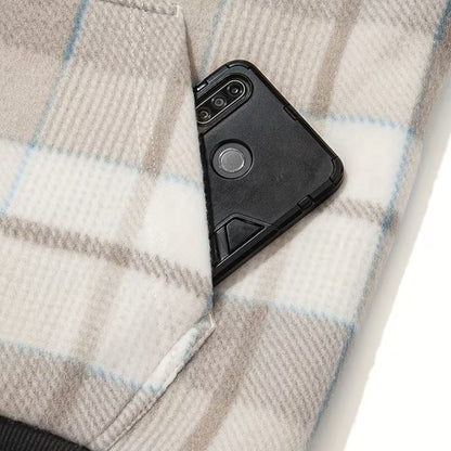 Sherpa Lined Flannel Shirt Jacket | Revangiol