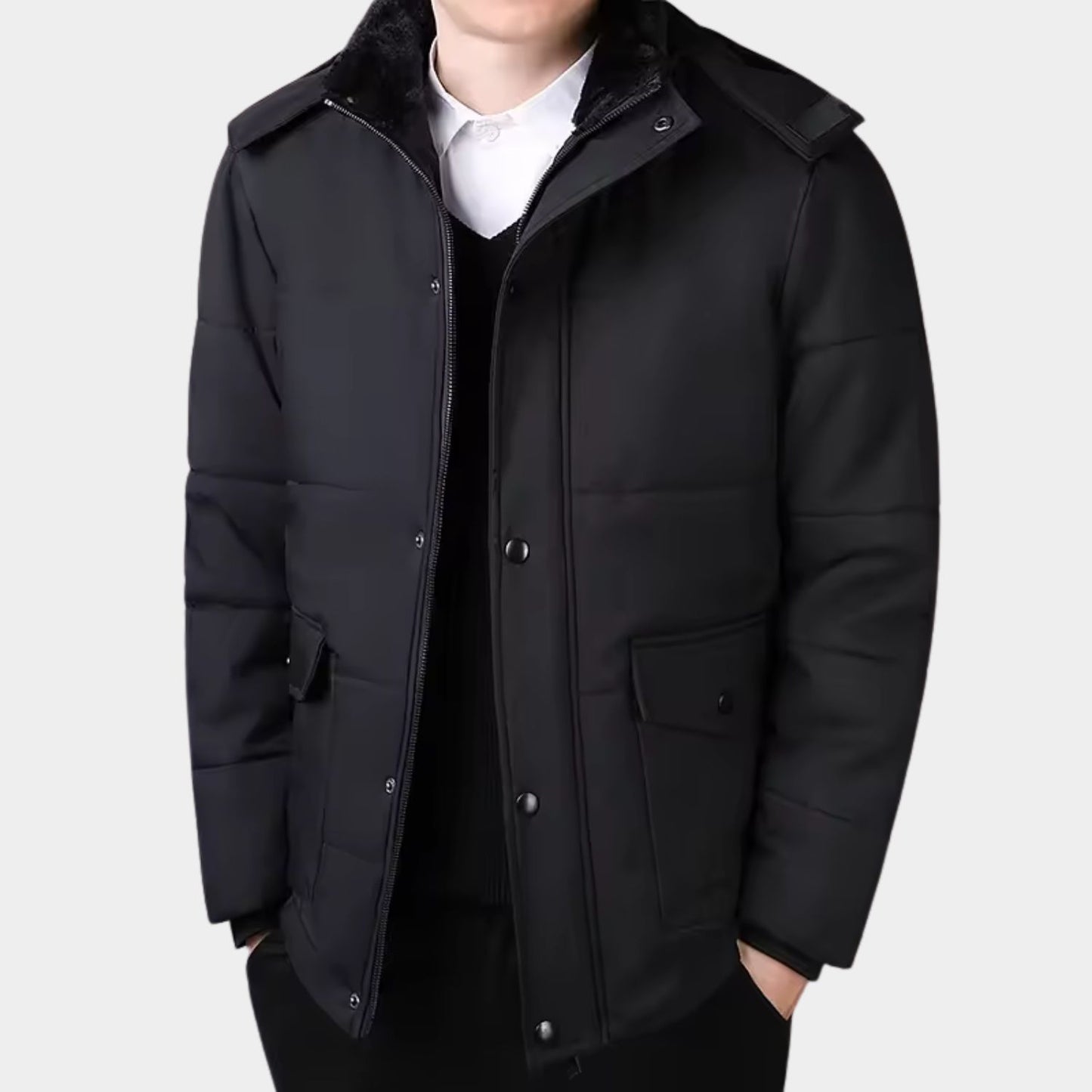 Stormshield Puffer Hood Winter Jacket | Revangiol
