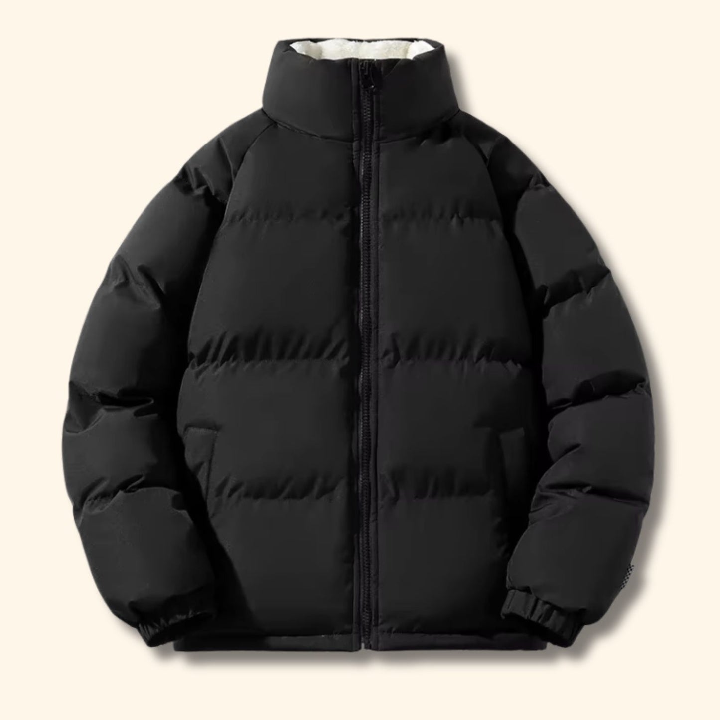 Fleece Lined Puffer Jacket | Revangiol