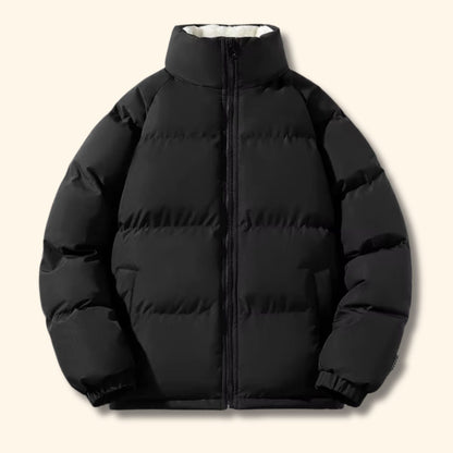 Fleece Lined Puffer Jacket | Revangiol