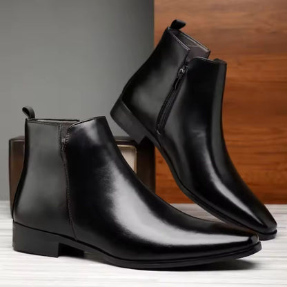 Square Toe Chelsea Boots | Revangiol