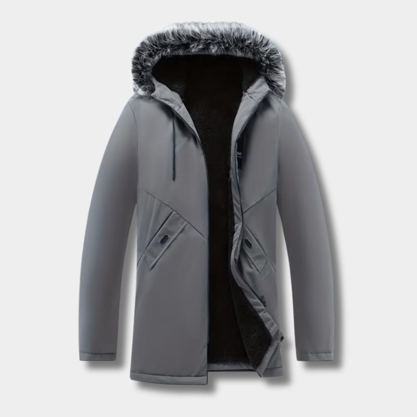 Fur Hood Longline Ski Coat | Revangiol