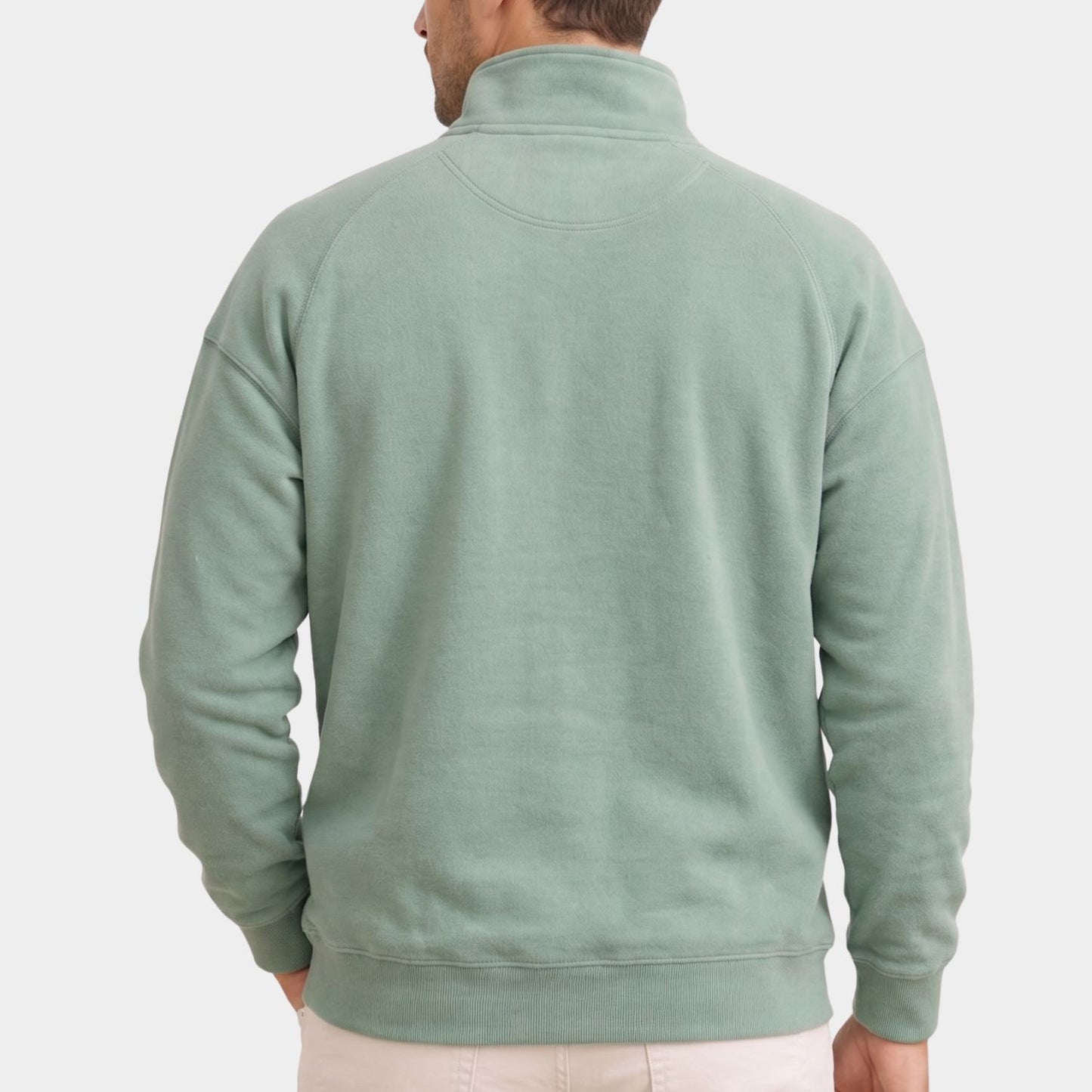 Stand Collar Fleece Quarter-Zip | Revangiol