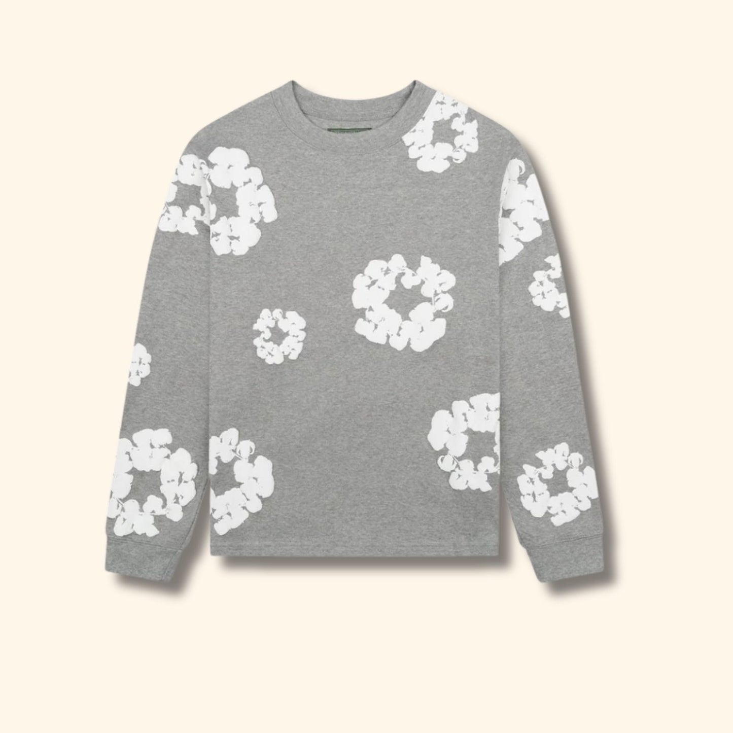 Floral Print Crew Neck Sweater | Revangiol