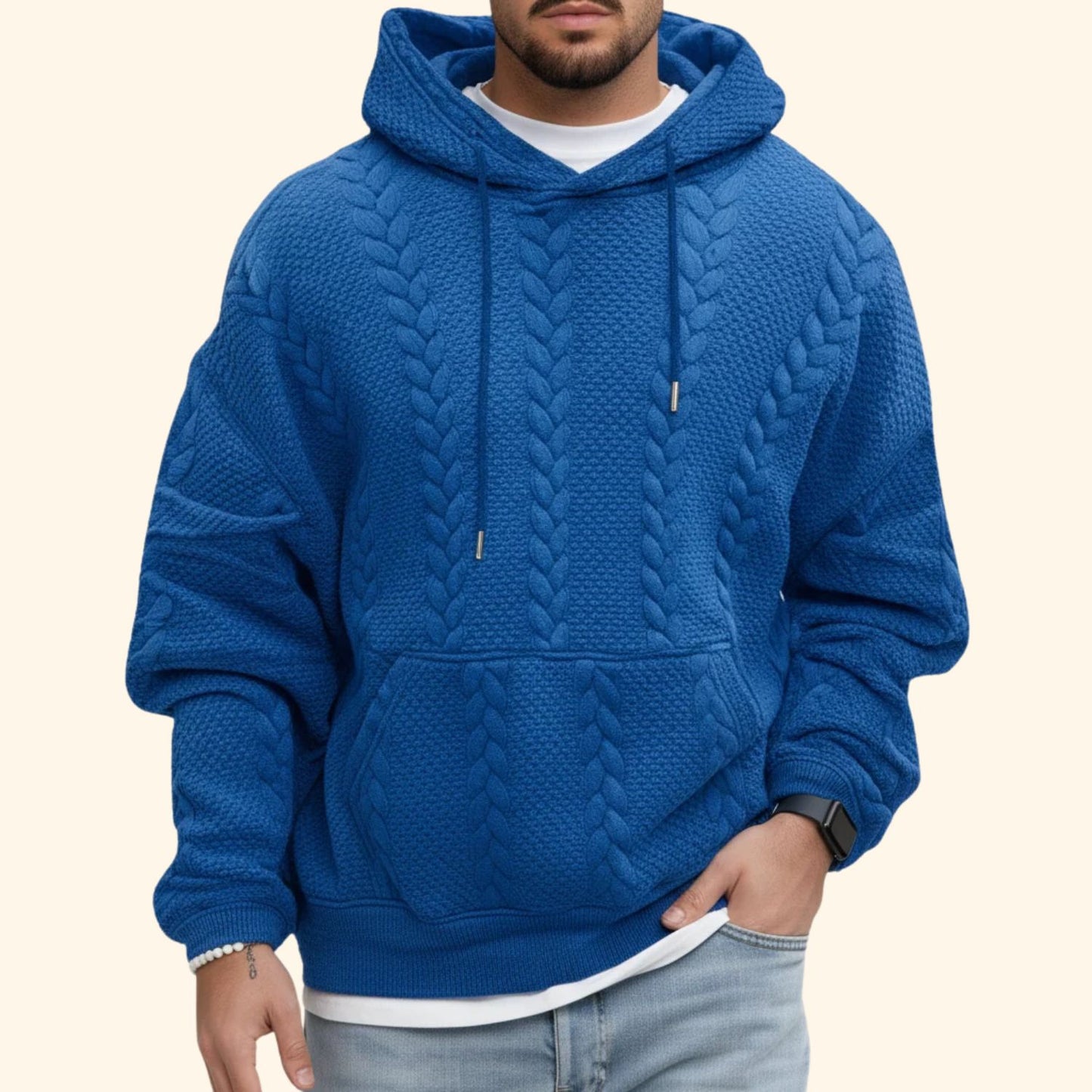 Cable Knit Hoodie | Revangiol