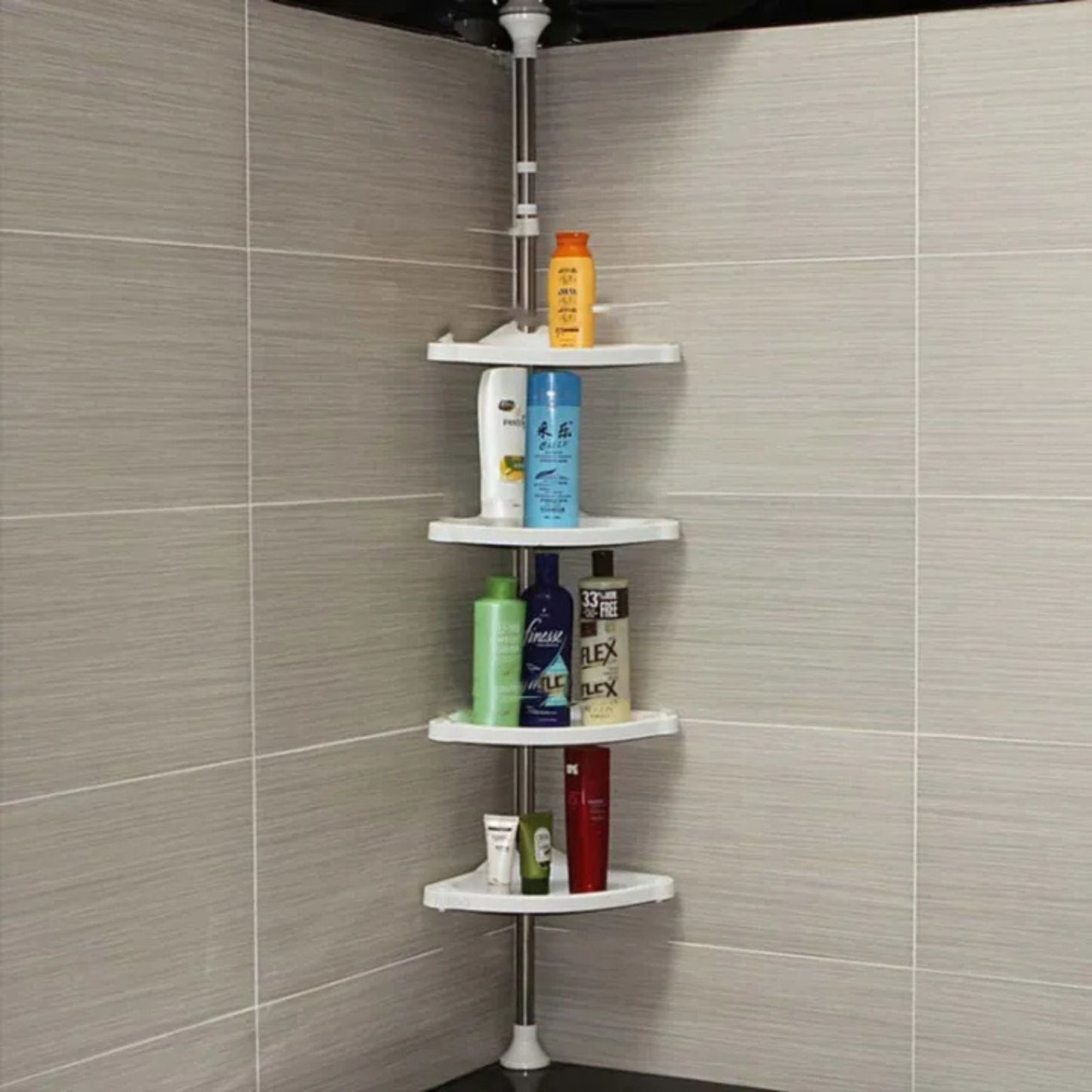 Adjustable Corner Shower Shelf | Revangiol