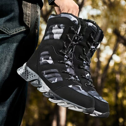 Camouflage Hiking Snow Boots | Revangiol