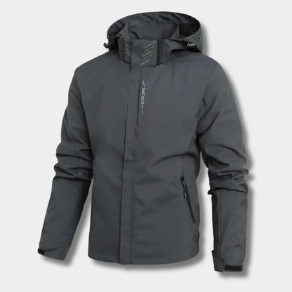 Adjustable Hood Shell Waterproof Jacket | Revangiol