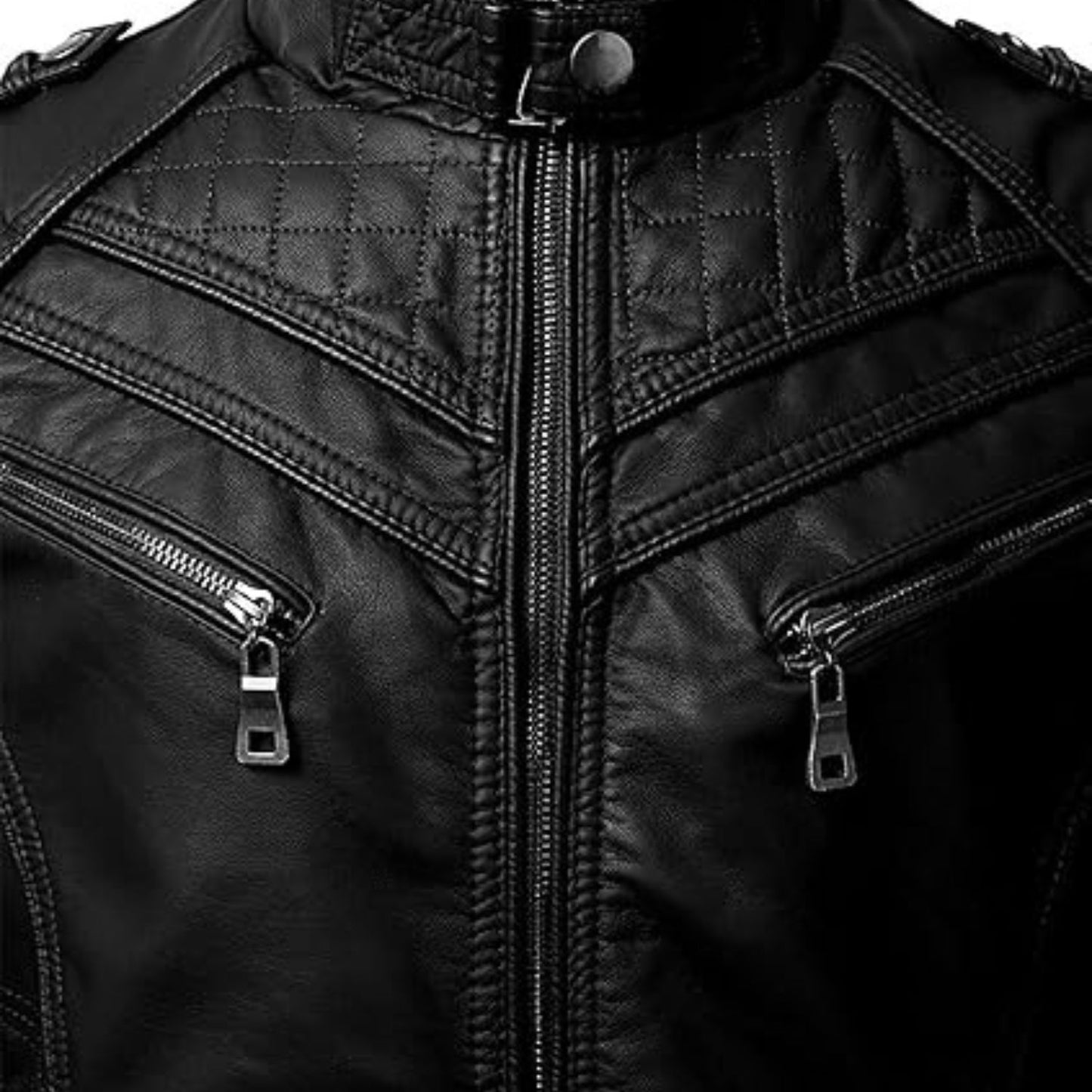 Removable Hood Leather Jacket | Revangiol