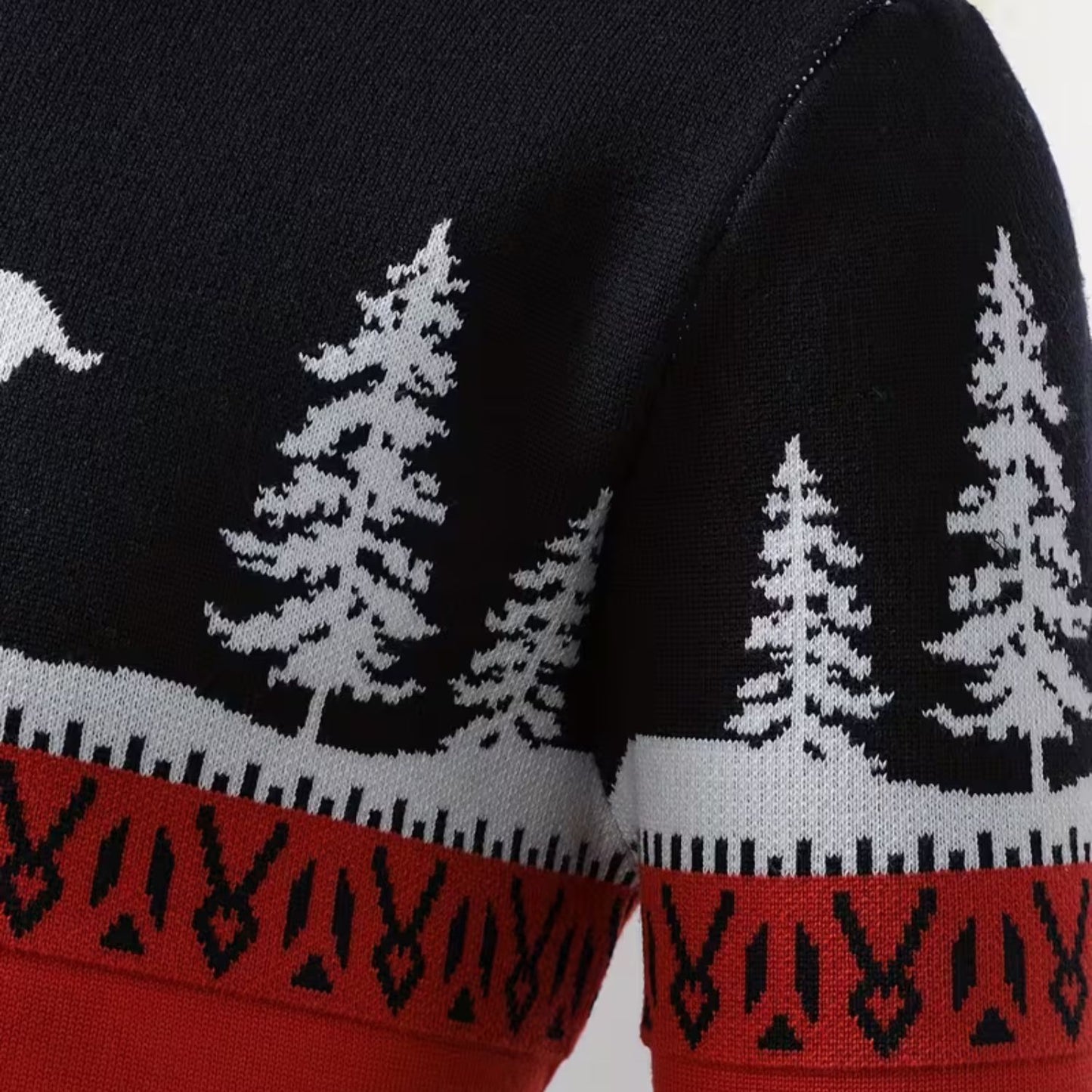 Reindeer & Pine Christmas Sweater | Revangiol