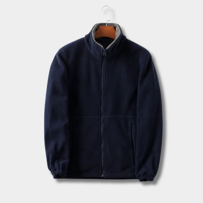 Stand Collar Casual Fleece Jacket | Revangiol