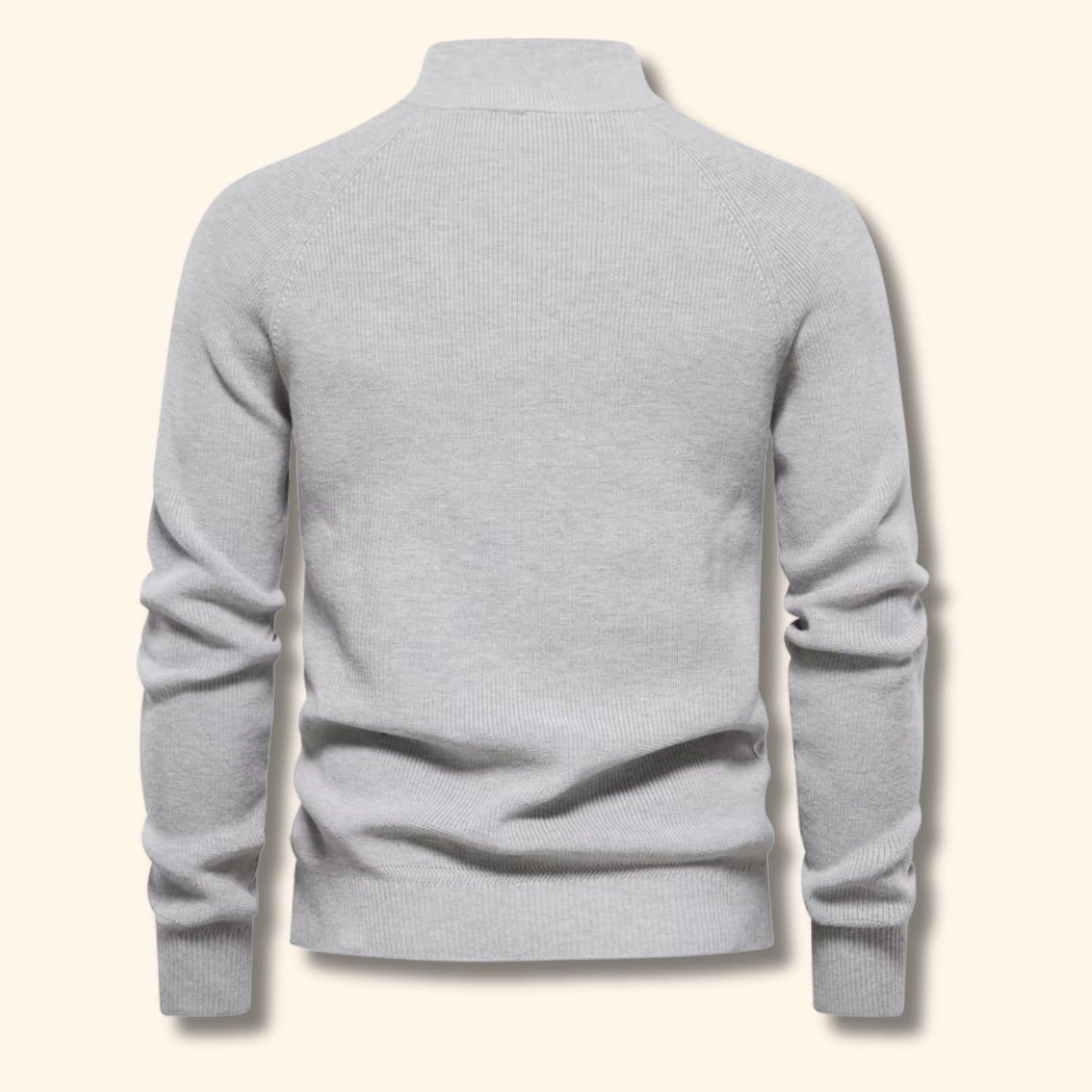 Quarter-Zip Textured Sweater | Revangiol