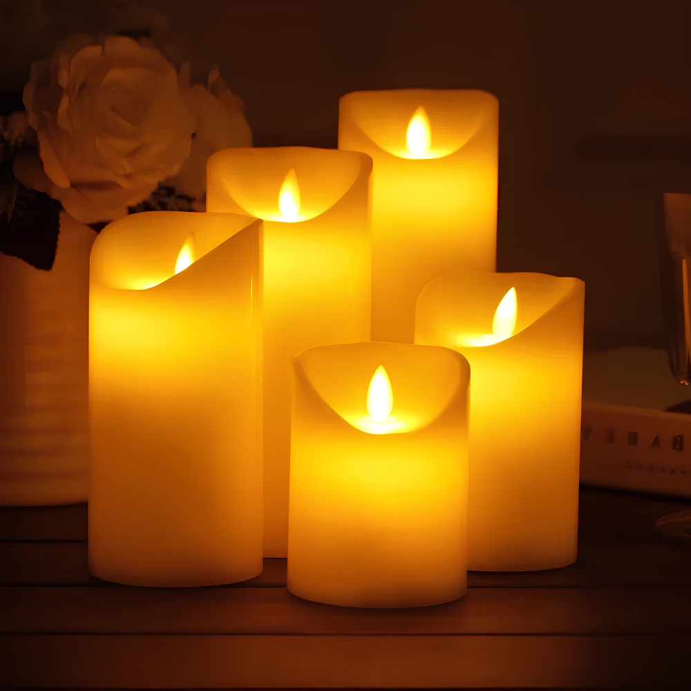 CozyGlow Flameless Candle Set | Revangiol